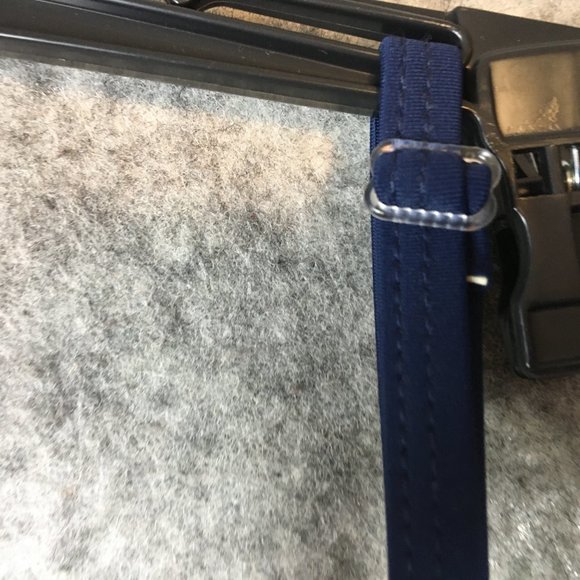 Athletech Tankini Top 26 Red White Blue Striped Square Neck Colorblock Slimming - Picture 7 of 11